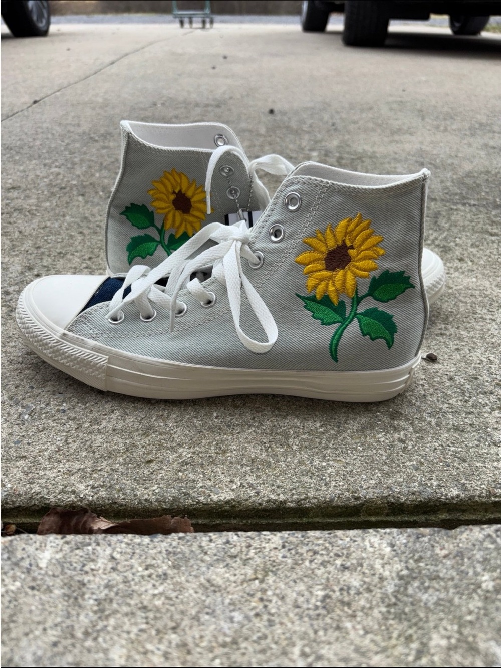 Sunflower High-Top Converse
